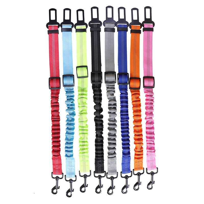 Pet Seat Belt Dog Leash Double-Sided Reflective Explosion-Proof Car Mount Rope for Medium and Large Dogs