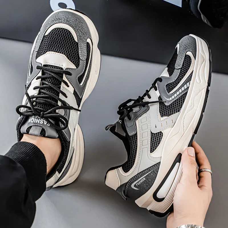 Hot Sale Cheap Summer Sneakers for Men Comfort Platform Men Athletic Shoes Laceup Casual Sneakers Men Jogging Shoes Trainers Z250930