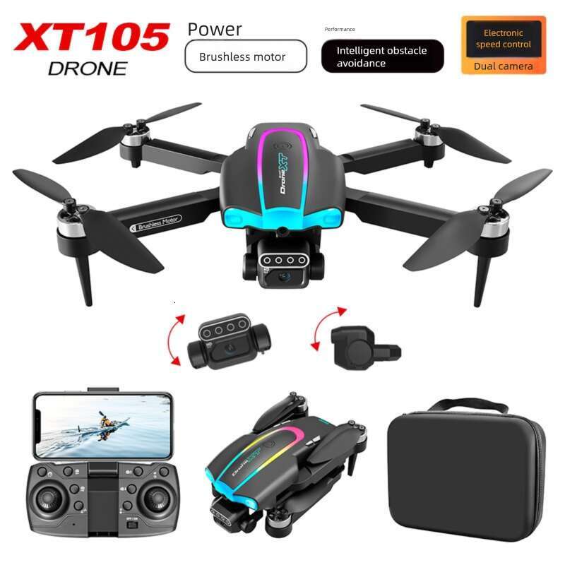 XT Obstacle Avoidance Dual Servo Aerial Photography Quadcopter Brushless Motor Remote Control Aircraft Drone