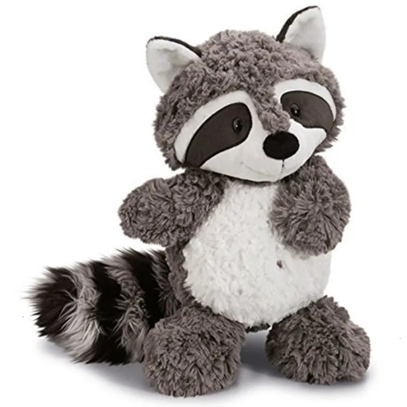 Dolls Gray Plush Toy Lovely Raccoon Cute Soft Stuffed Animals Doll Pillow For Girls Children Kids Baby Birthday Gift 25cm 230927 Y260128