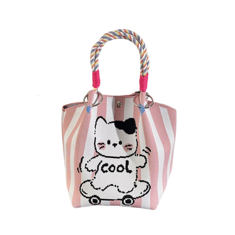 New Knitted Loop Buckle Bag Large Capacity Handbag Commuter Small Square Bag Storage Bag Designer Bag fashion Shoulder Bag Luxury Bag