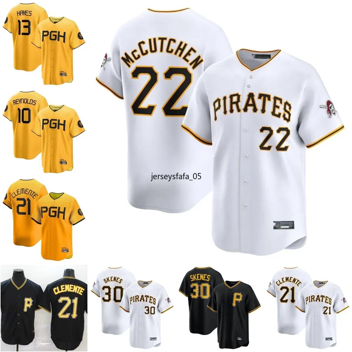 Custom MLB Pirates Baseball Jersey 8 Willie Stargell Roberto Clemente Skenes Oneil Cruz Mitch Keller Bryan Reynolds Ke'Bryan Hayes Andrew Ji-Hwan Bae Jack Suwinski