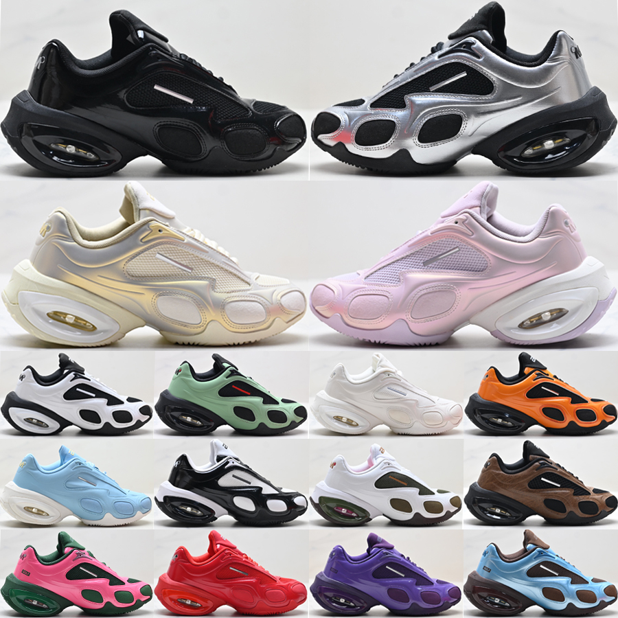 Top Muses Men Women Running Shoes Leather Designer Trainers Oil Green Glacier Blue Triple Black University Red Outdoor Sneakers Size 36-45