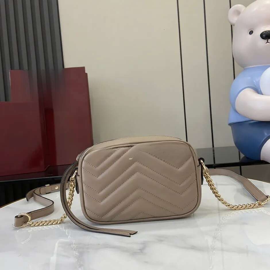 Mini Chain Bag designer Camera Mirror quality handbag 18CM shoulder genuine leather Crossbody bag