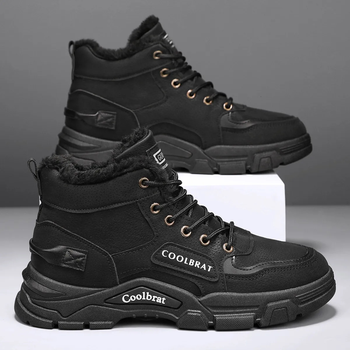 style trendy fashionable cotton boots warm wearresistant comfortable simple 251010