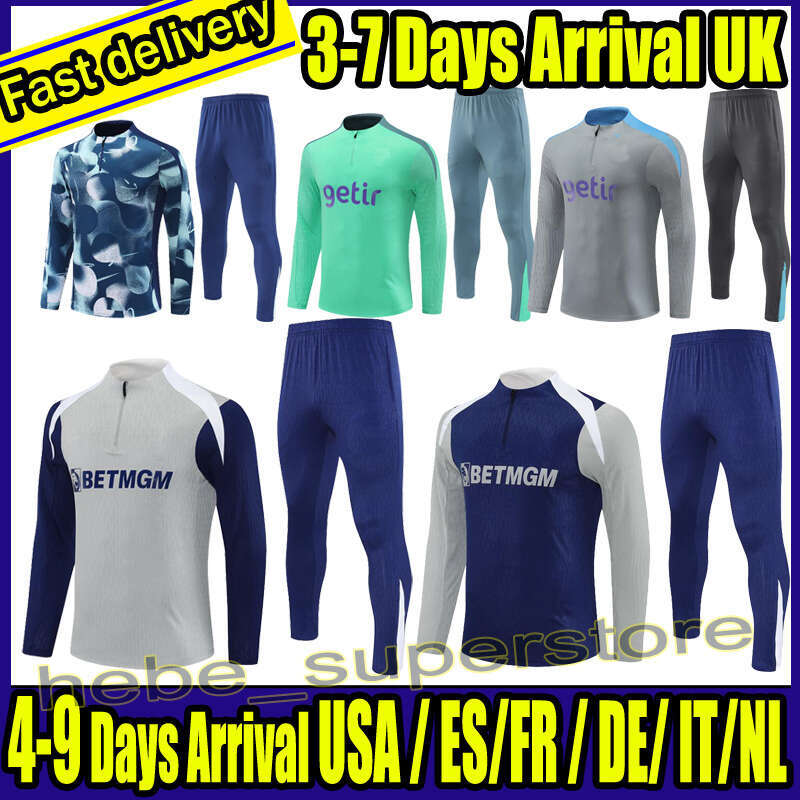 24 25 26 MADDISON KUDUS XAVI soccer Tracksuit KULUSEVSKI KOLO MUANI 2026 ROMERO VAN DE VEN SOLANKE BERGVALL GRAY TEL J.PALHINHA Football kit shirts men kids set