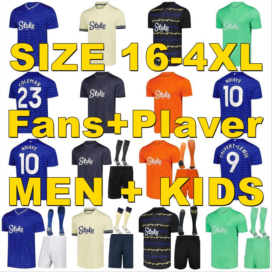 2025 2026 Soccer Jerseys Evertoon Home Away Uniforms 24 25 26 Doucoure GREALISH Harrison Patterson Tarkowski Garner McNeil Onana Pickford kids Kits Football