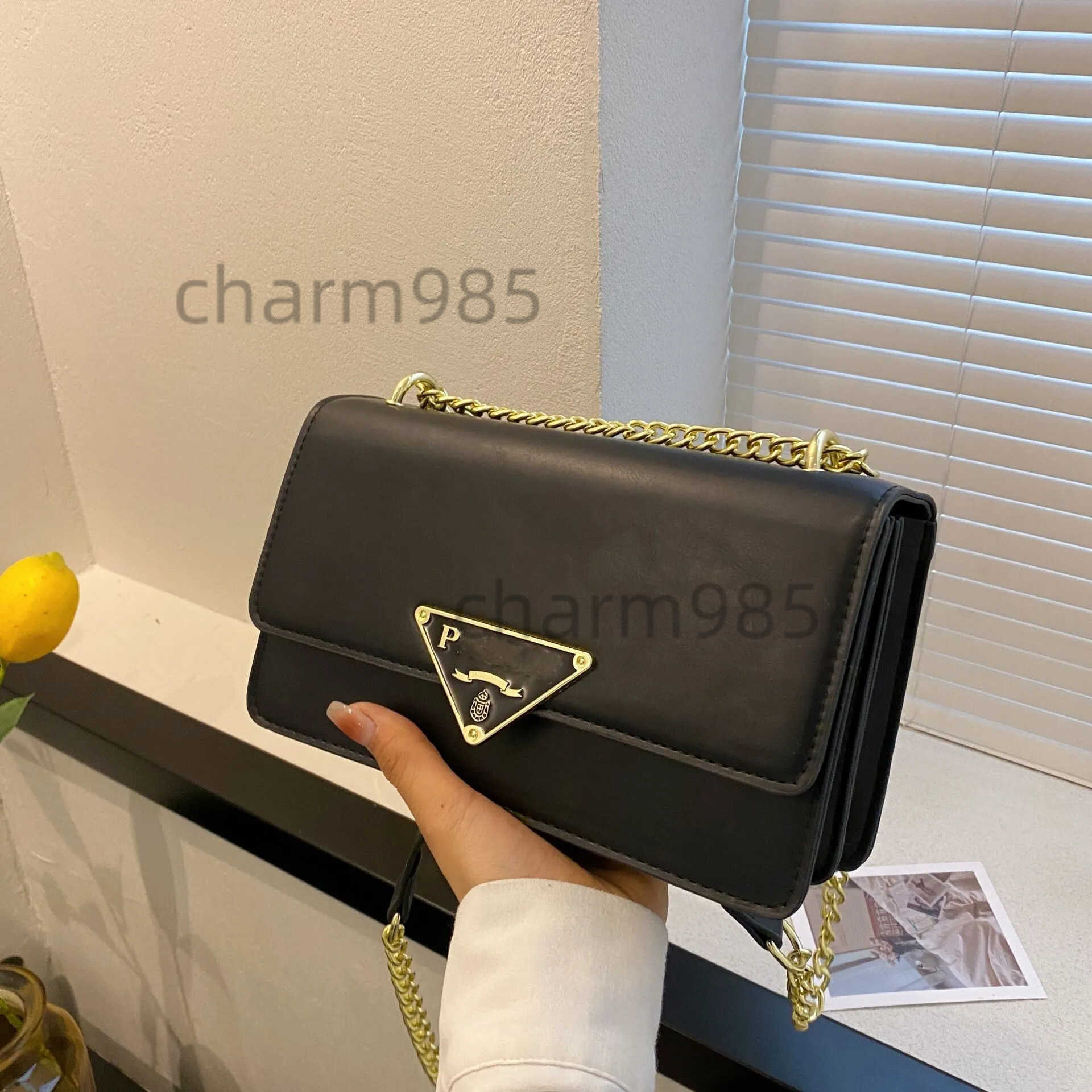 P Designer Shoulder For Women Fashion Chain Casual Crossbody Bags Cover Magnetic Cross Body Ladies Luxury Bag Purses Designer Woman Handbag Free Shiping C71