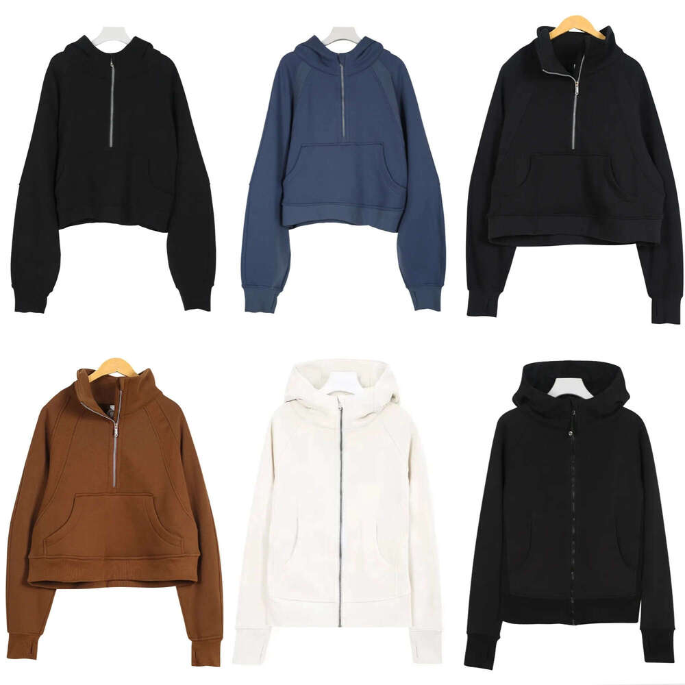 5 Yoga luluity lemonion sets scuba hoodie defined jacket Scuba Jacket Sweatshirt luluity lemonion Workout Sport Coat sets Sweatshirt leggings set shirt pant C63