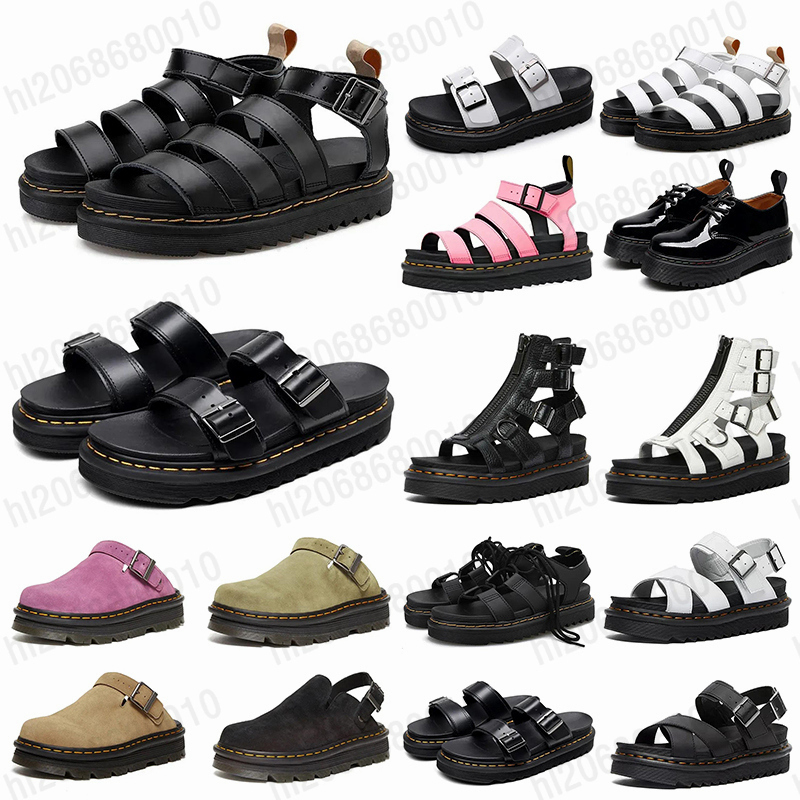 Designer dr martenshoes sandals sandale Shoes slides sandal slippers for famous mens womens luxury pantoufle platform
