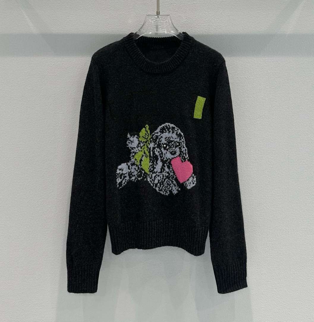 (Order by pic in opt, not by desc) Mens Womens Designer Love Heart Earth Printed Elastic Vest casual layering Cozy Knitted Sweater