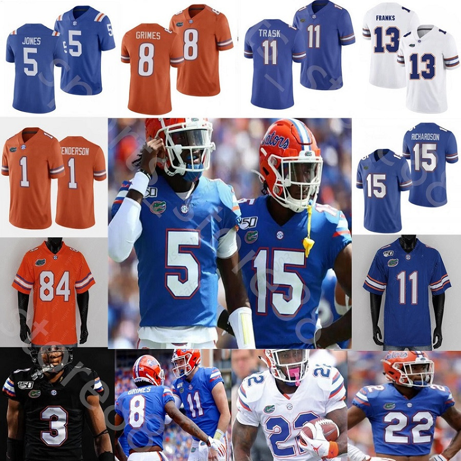 new Richardson Pitts Tebow Mertz Etienne Pearsall James Wilson lll Webb Burke Douglas Livingston Castell Mitchell Searcy Odom Football Jersey