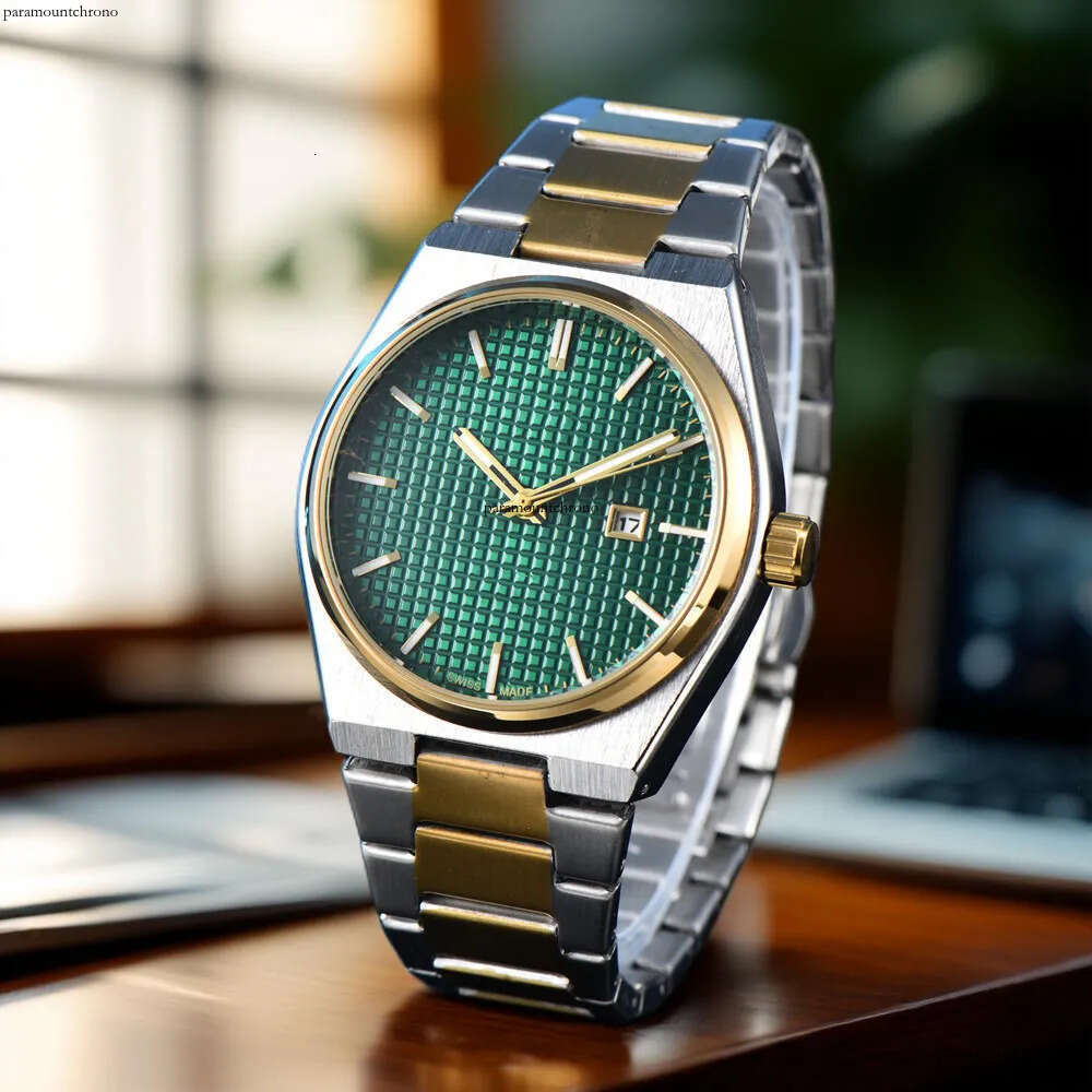 Top quality Men Three Pin 1853 Fully Automatic Mechanical Sports Steel Strap Men's Fashion PRX Designer Watch 40/35mm