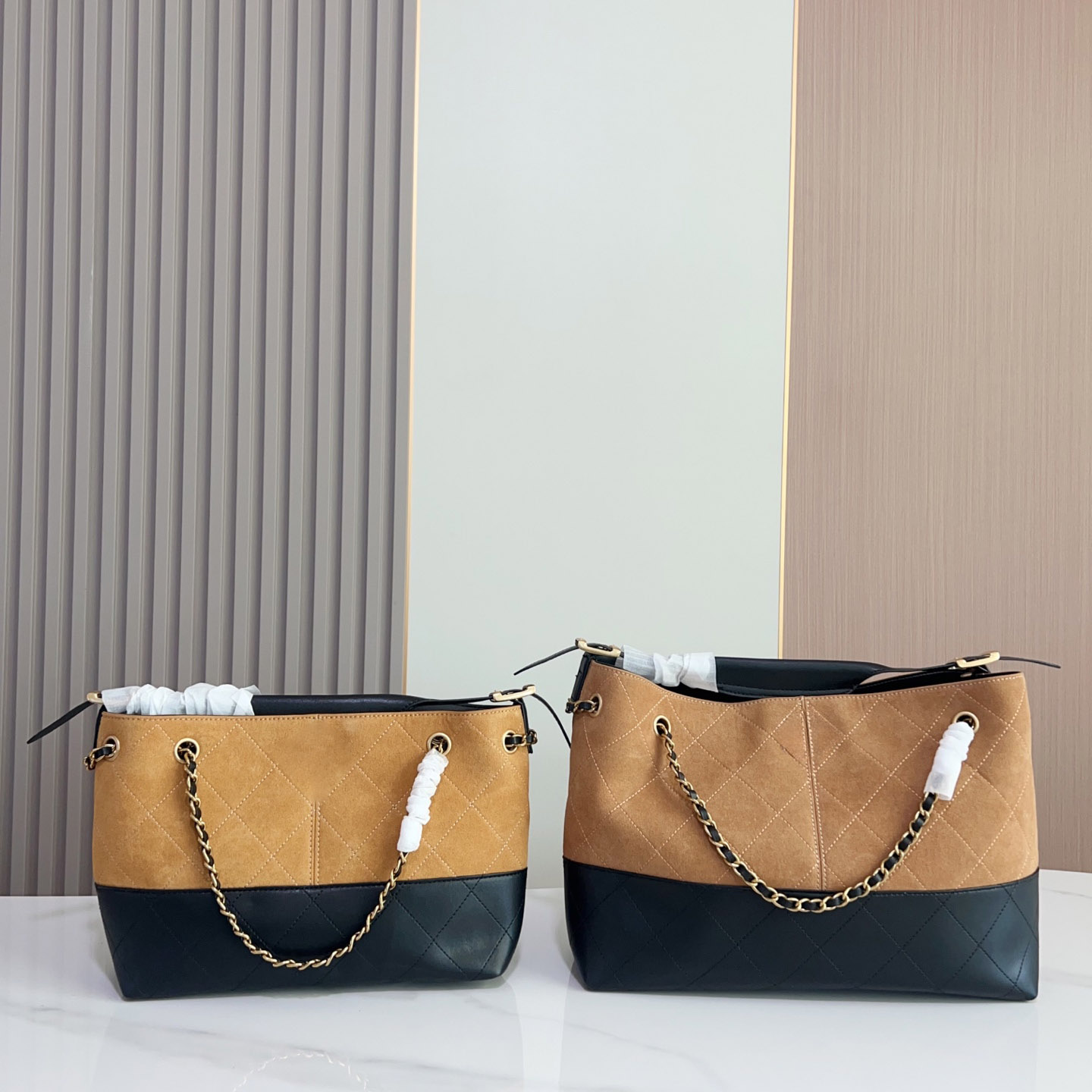 mirror Luxury bag tote bags Designer real leather handbag Women's true leather shoulder bag big size Shopping bag without box