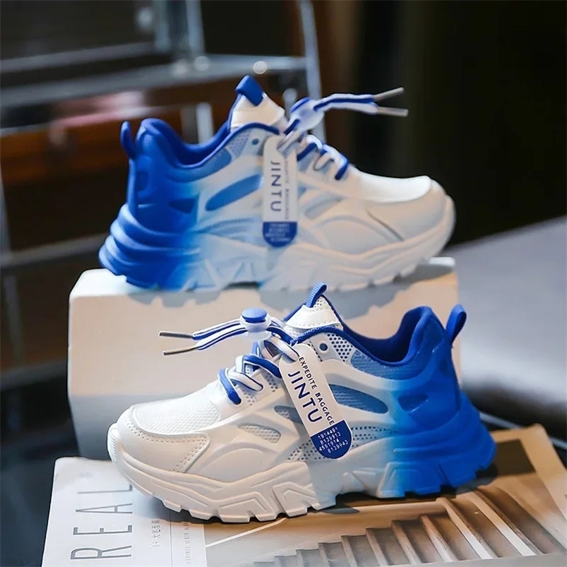 Childrens mesh sports shoes lightweight casual running shoes for boys and girls ly arrived soft soled breathable for summer tennis 241216