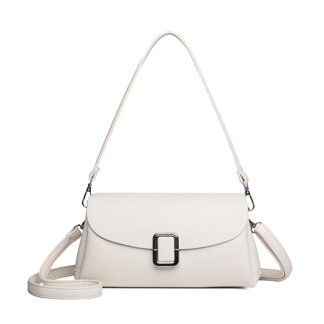 new minimalist lychee fashion pattern women s shoulder bag crossbody bag multifunctional rectangular bag designer bag luxury bag handbag