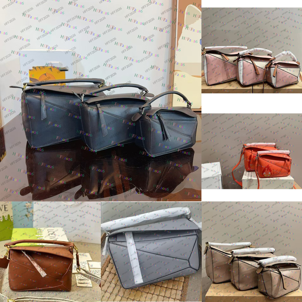 Top quality 10A Designer Tote for Women PU Leather Shoulder Crossbody Bag Clutch Handbag Design Rodeo Style Heart Purse Puzzle bag bd 3b