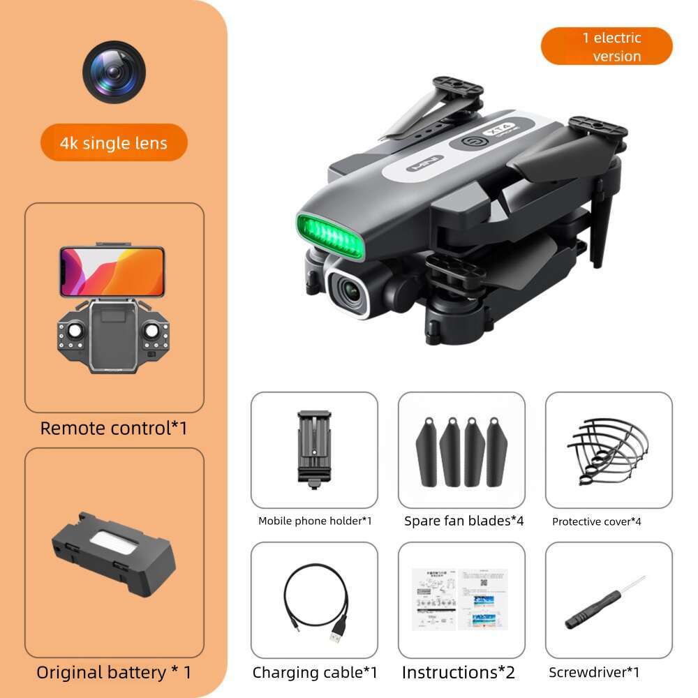 Mini Drone Dual Camera Aerial Photography Storage Air Pressure Intelligent Altitude Hold Remote Control Airplane Quadcopter