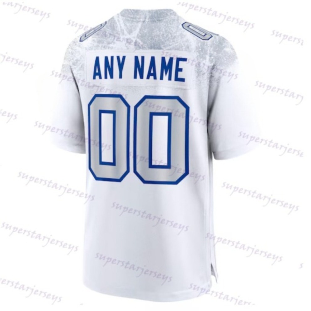 Personalize Custom 2025 Rivalries Football Jersey 17 Josh Allen Joey Bosa Gabriel Davis Von Miller Dawson Knox Jim Kelly Embroidered