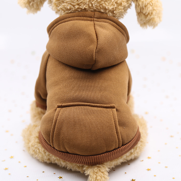K3125 Winter thickened four-legged cotton coat with chest harness for dog Teddy Bichon Corgi small dog pet warm coat