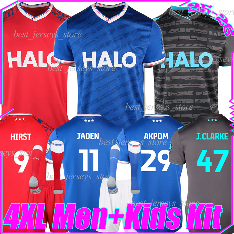 4XL 2025/26 IpSwIcHs AKPOM Soccer Jerseys Town JADEN HIRST J.CLARKE GREAVES JOHNSON McATEER IVAN WALLE EGELI MATUSIWA SZMODICS men kids kits socks set football shirts