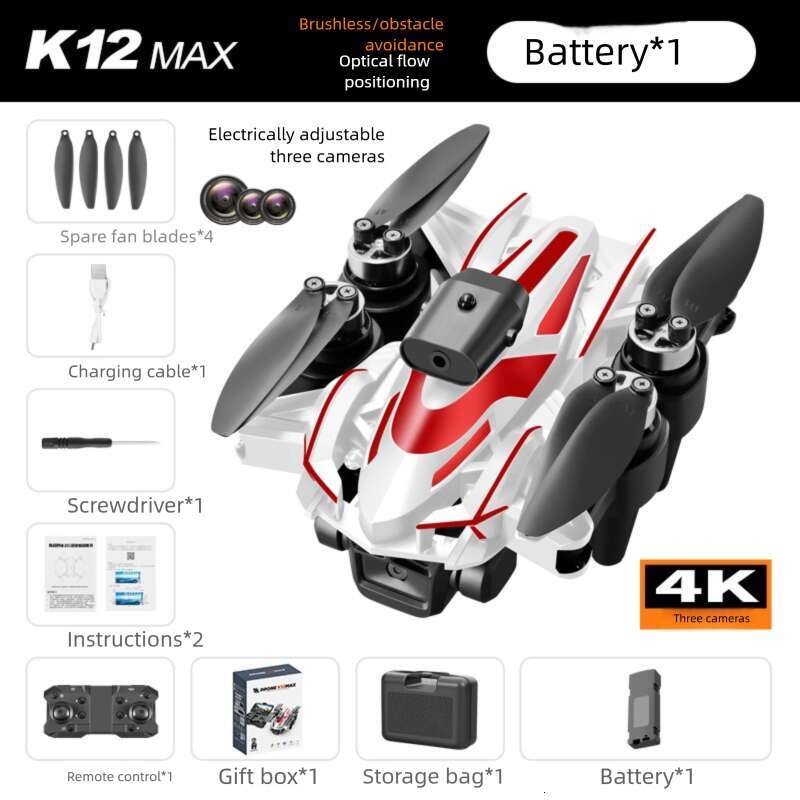 K Max Drone Aerial Photography Optical Flow Localization Quadcopter Brushless Motor Remote Control Aircraft Toy