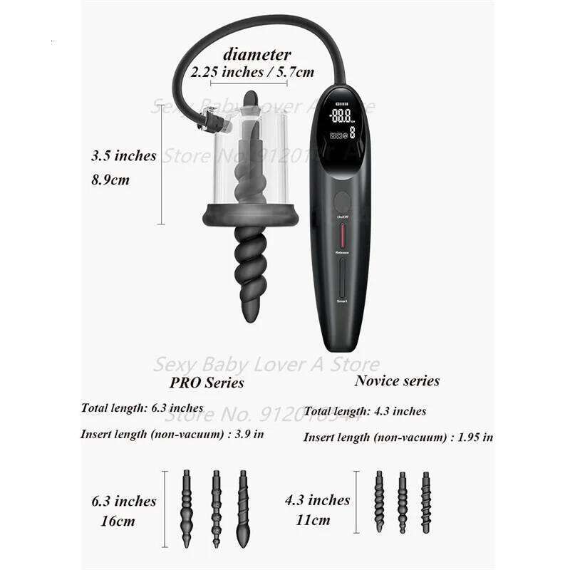 NEW Smart Rosebud Vacuum Sucking Massage Prostate Stimulator Anal Pump For Man Women Butt Plug Masturbator Adult Sex Toys 1 666