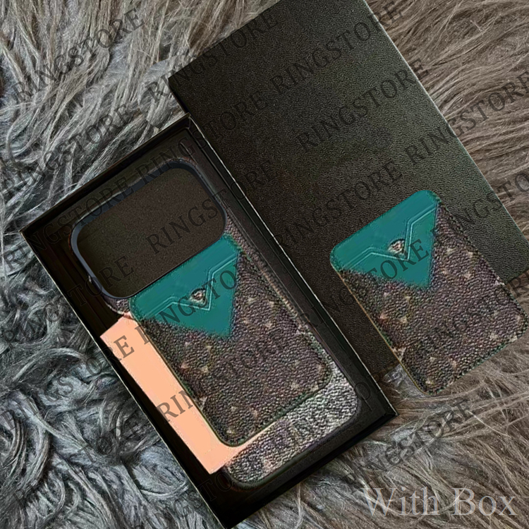 Top Designer iPhone Phone Case 17 16 Pro Max Luxury Leather MagSafe Card Wallet Hi Quality Purse 19 18 17promax 17pro 16promax 16pro 15promax 14pro 15 14 13 with Box 820