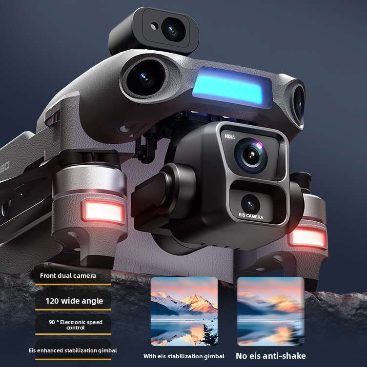 Camera Drone S880 Three-Axis Brushless GPS Foldable Anti-Shake Drone Optical Flow Camera Obstacle Avoidance Remote Control Aircraft HD Long Battery Li