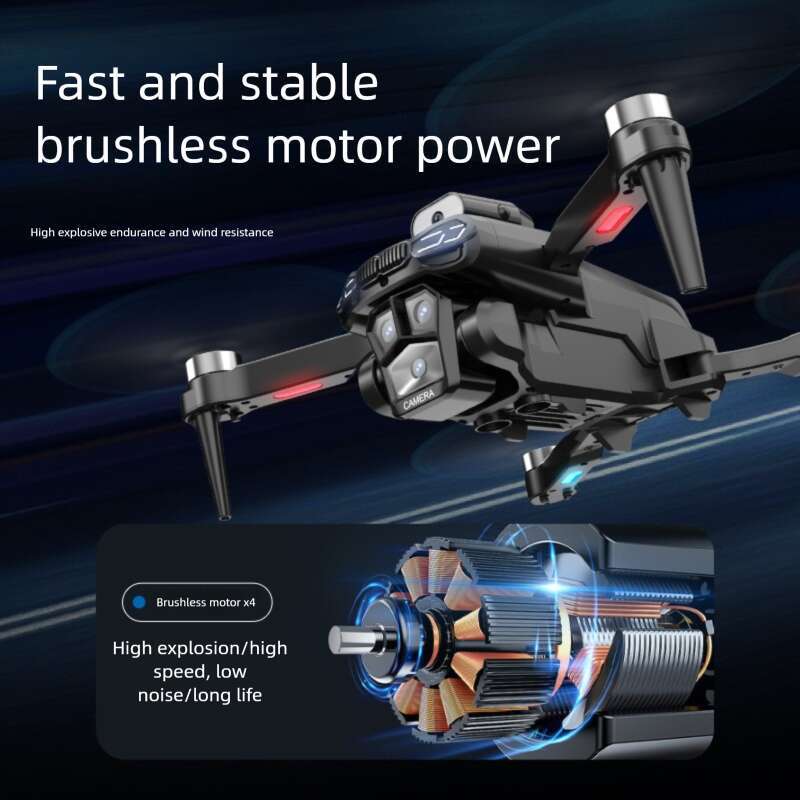 LF With Screen Remote Control Aircraft Optical Flow Positioning Brushless Motor Quadcopter Drone