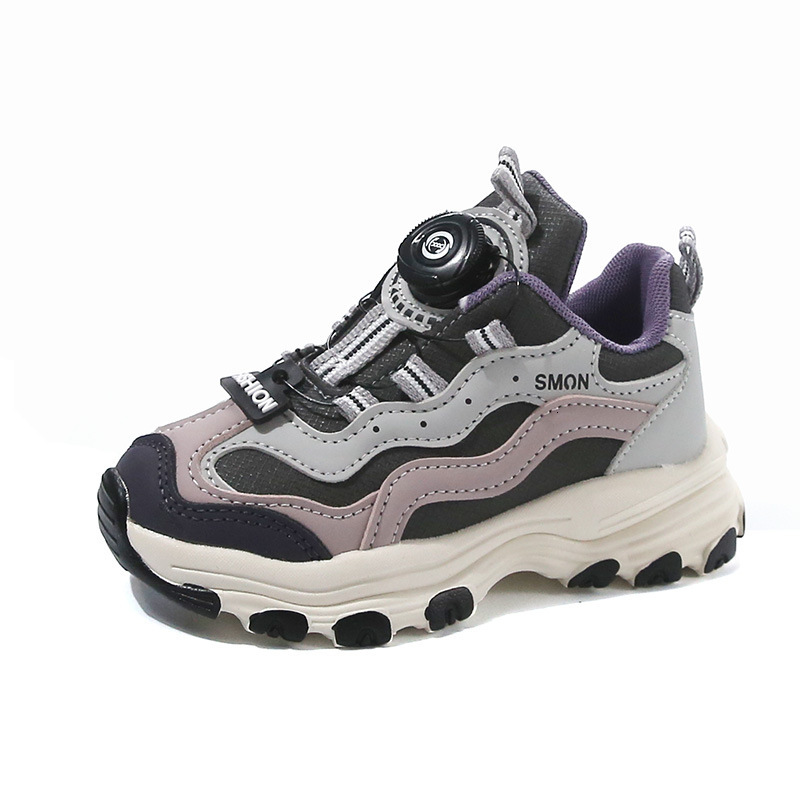 Designer Autumn New Designer Shoes New Student Fashion Soft Sole Knob Children's Casual Sports Shoes Luxury Shoes Soft Sole Children's Casua