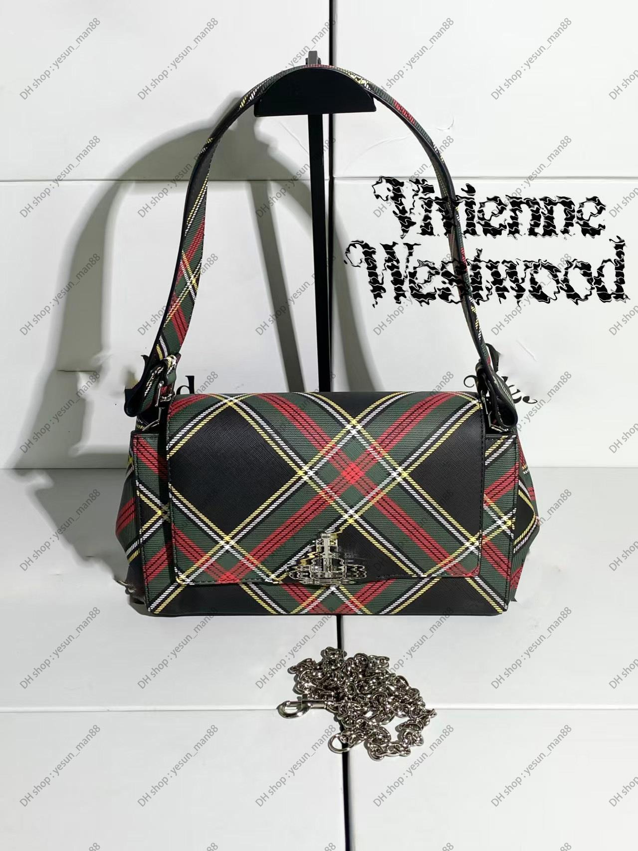 saturn bag Vivienme vivene vivvien vivenne Black and red checkered pattern bag Crossbody bag westwoods Westly Woodly westity woodity bag wallet purse Female bag