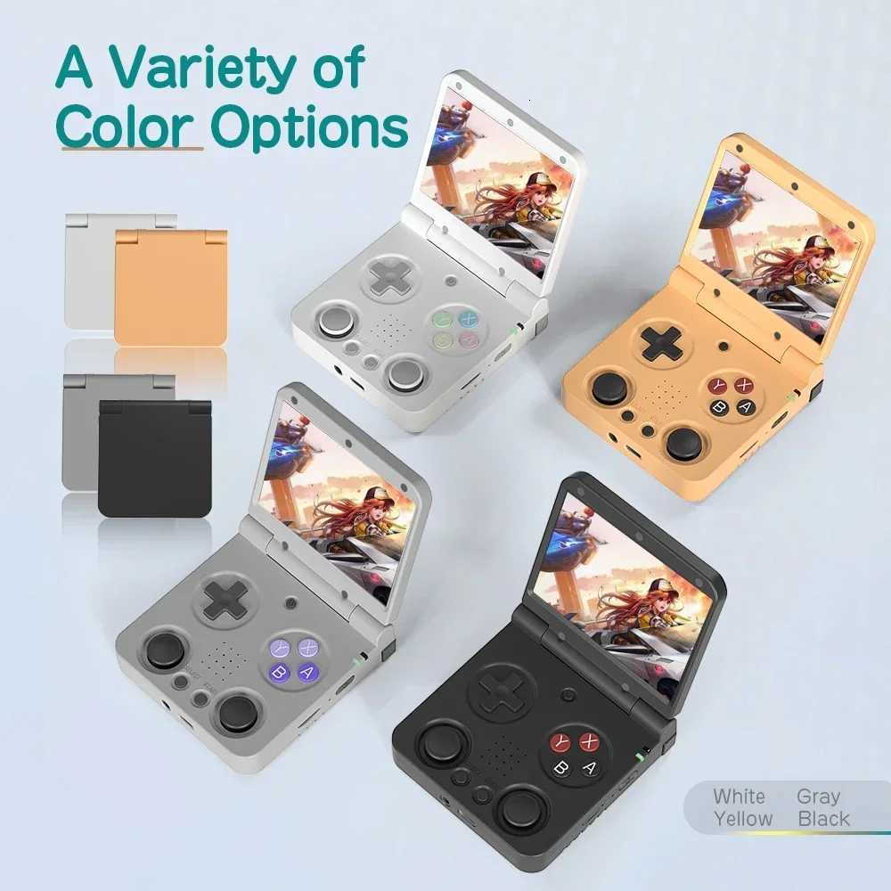 Miyoo Flip V2 Fold Handheld Game Players Consoles Portable Video Game 35 Linux System Retro Game Console Collapsible Gift Z250928