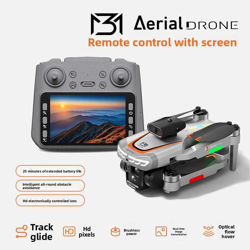 Camera Drone New M3 HD Remote With Screen Control Aircraft Return Obstacle Avoidance Four-Axis Aerial Photography Drone