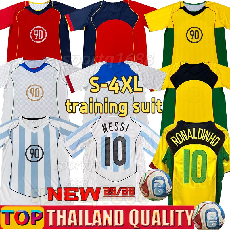 2025 2026 Total 90 football jersey Training suit RONALDO 10 MESSI 10 NORWAY 90 Retro Men Quick-drying 25 26 XXL 4XL Football training suit can be Team customization