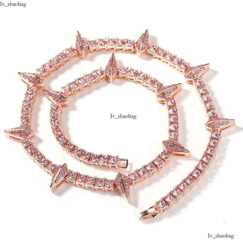 Hip Hop Gold Chains Iced Out Tennis Chain Fashion Mens Club Jewelry Black Panther Necklace 111