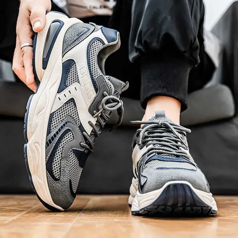 Hot Sale Cheap Summer Sneakers for Men Comfort Platform Men Athletic Shoes Laceup Casual Sneakers Men Jogging Shoes Trainers Z250930