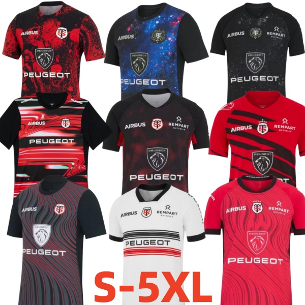 25/26 BIARRITZ Racing 92 rugby jerseyS Maillot 2025 2026 Stade Francais Paris Union Toulouser Bordeaux Begles home away Perpignan Ernest Wallon Warm Up shirt size