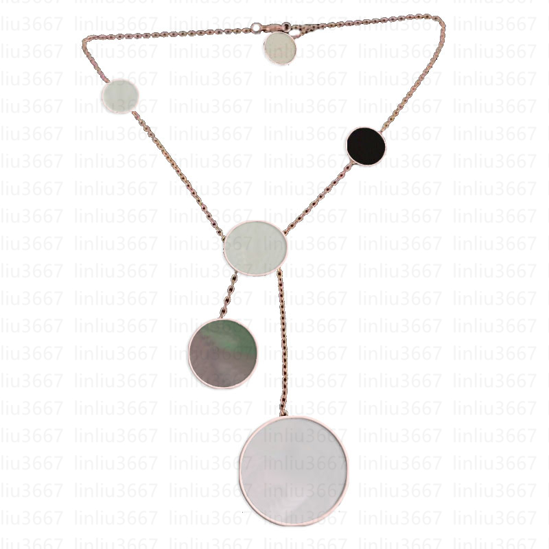 6 flowers Designers Necklace for women Mother-of-Pearl gold necklace v-gold 18K with box Valentine's Day gift top Quality Gold Classic Designer Chain Wedding Jewelry