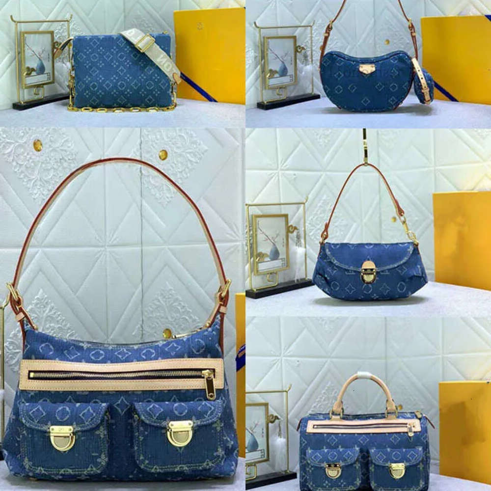 shoulder nano sp jean denim designer crossbody handle shopping cluth bag drawstring buck louievuitton louis vittone vuttons vuittonpurse viutton vuitonn lvs NA53