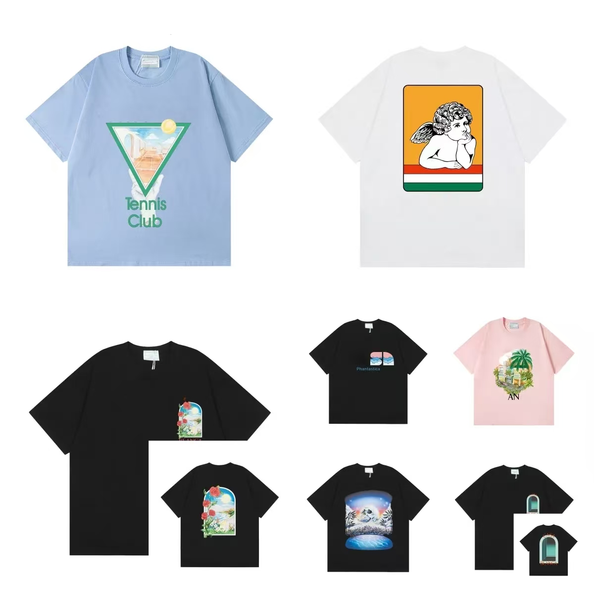 mens designer T-Shirts womans tees fashion clothes high quality summer letter clothes hip hop crew neck loose luxury clothing casual womens designer t shirts man