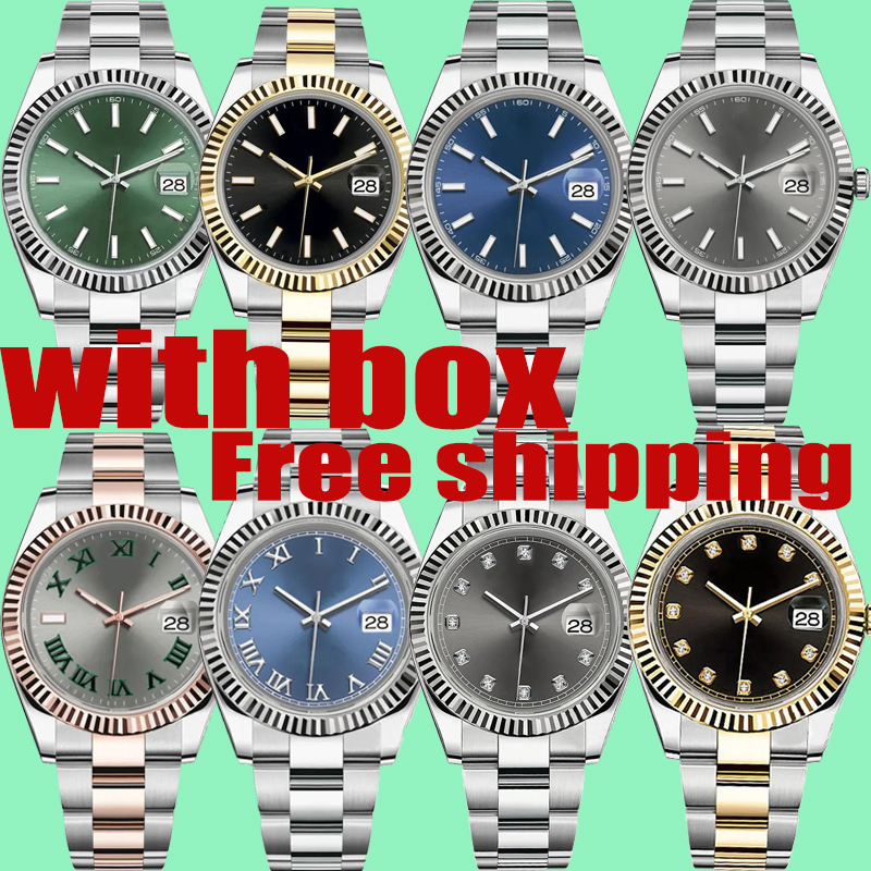 watch mechanical womens mens watches man designer luxury watch sapphire glass water resistant stainless steel 28/36/41mm with box montre de luxe orologio