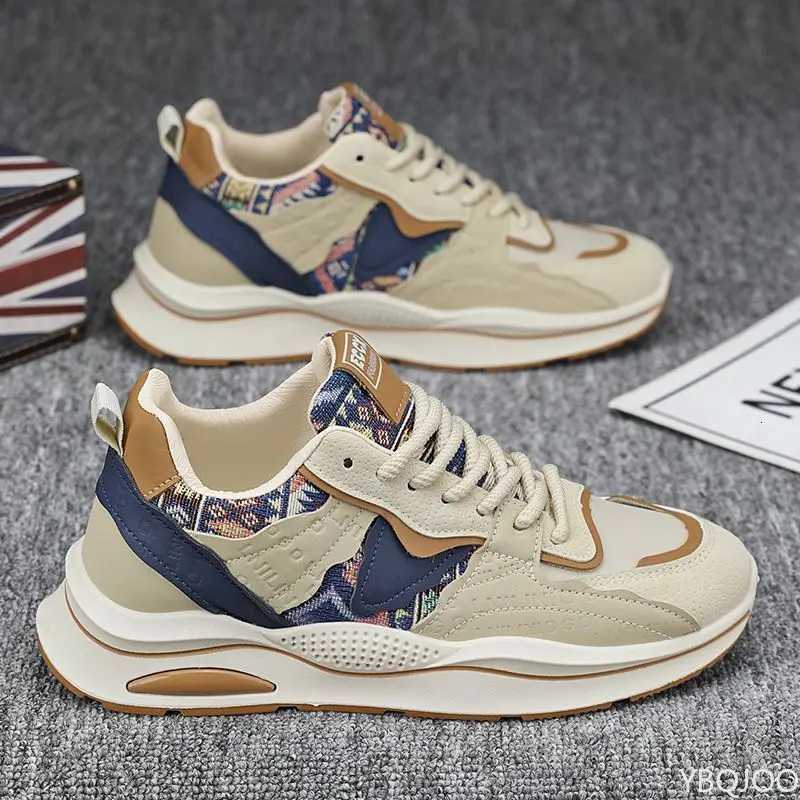 Fashionable versatile autumn winter new trendy soft soled mens shoes casual comfortable shoes mens height increasing sneakers Z250930