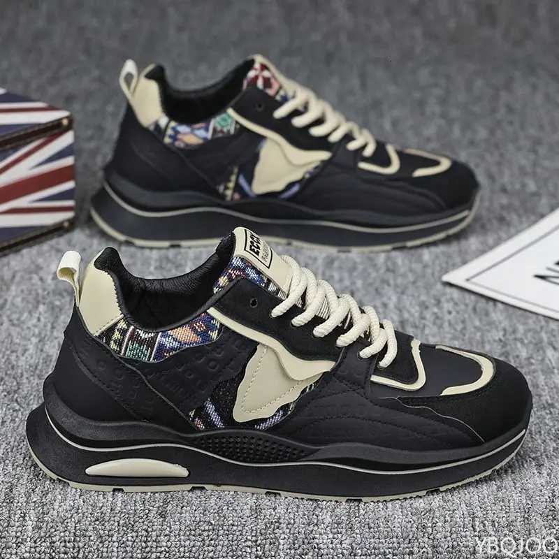 Fashionable versatile autumn winter new trendy soft soled mens shoes casual comfortable shoes mens height increasing sneakers Z250930