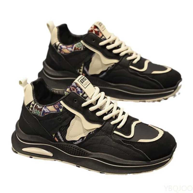 Fashionable versatile autumn winter new trendy soft soled mens shoes casual comfortable shoes mens height increasing sneakers Z250930