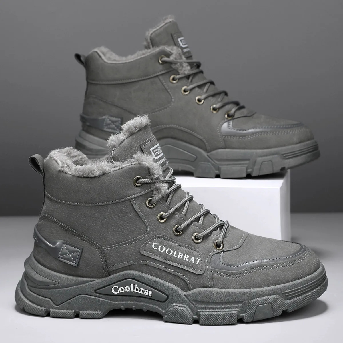 style trendy fashionable cotton boots warm wearresistant comfortable simple 251010