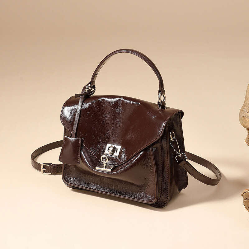 Luxury bag Top Layer Cowhide Premium Commuter Large Capacity Handbag Envelope Cambridge Single Shoulder Crossbody Messenger Genuine Leather Women s Ba