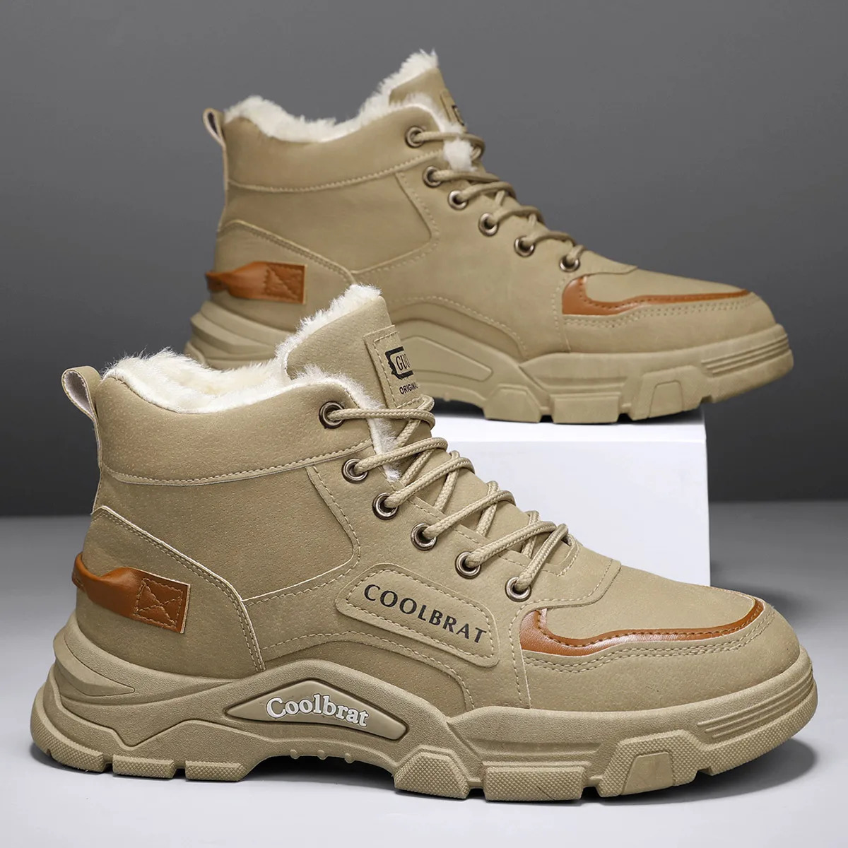 style trendy fashionable cotton boots warm wearresistant comfortable simple 251010