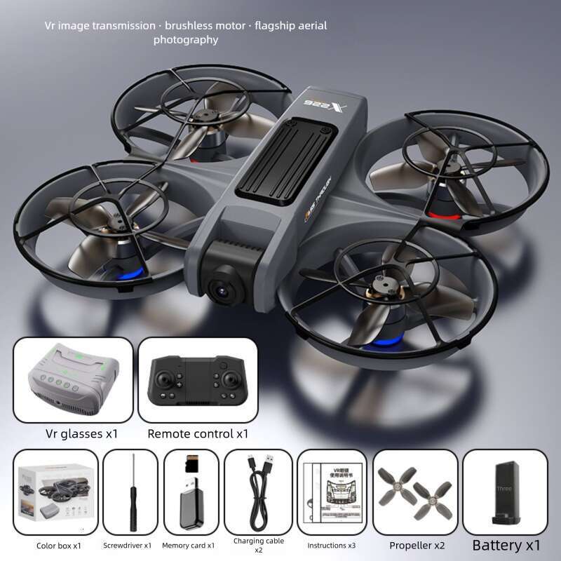 X Screen Controlled Drone Optical Flow Positioning Brushless Aircraft HD Aerial Photography ESC Camera Remote Control Airplane