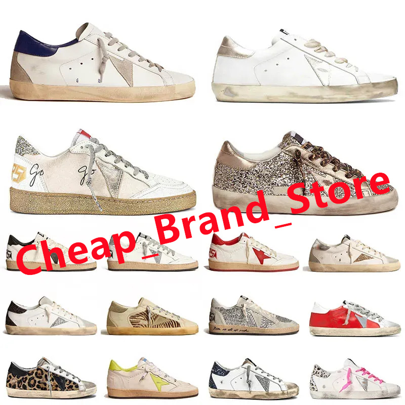 2025 With Box Goldengosesneakers Mens Shoes Women Shoes Sneakers Womens Casual Shoes Super-Star Leather Italy Dirty Old Shoes High Quality Designer Ggdbs Shoes